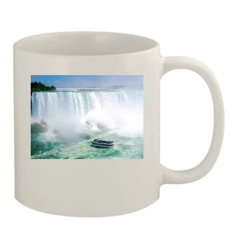 Waterfalls 11oz White Mug