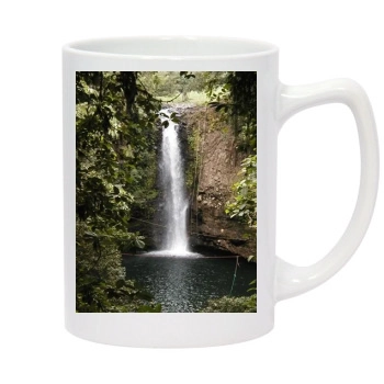 Waterfalls 14oz White Statesman Mug