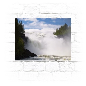 Waterfalls Metal Wall Art