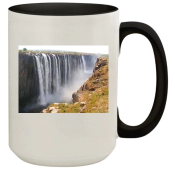 Waterfalls 15oz Colored Inner & Handle Mug
