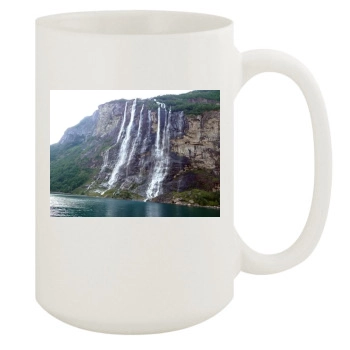 Waterfalls 15oz White Mug