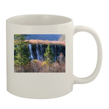 Waterfalls 11oz White Mug