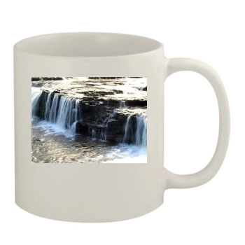 Waterfalls 11oz White Mug