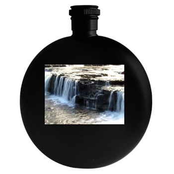 Waterfalls Round Flask