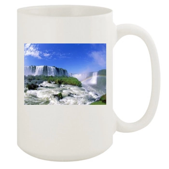 Waterfalls 15oz White Mug