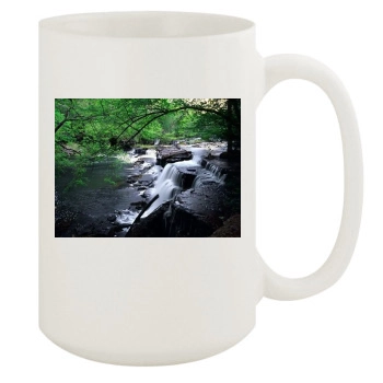 Waterfalls 15oz White Mug