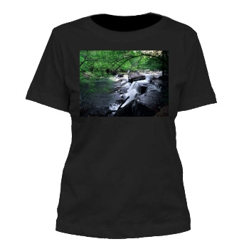 Waterfalls Women's Cut T-Shirt