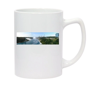 Waterfalls 14oz White Statesman Mug