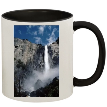 Waterfalls 11oz Colored Inner & Handle Mug