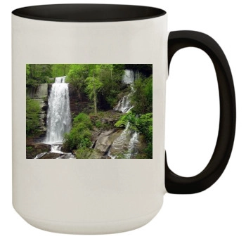 Waterfalls 15oz Colored Inner & Handle Mug