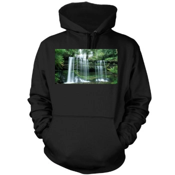 Waterfalls Mens Pullover Hoodie Sweatshirt