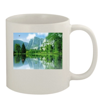 Waterfalls 11oz White Mug