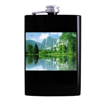 Waterfalls Hip Flask