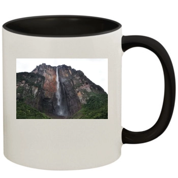 Waterfalls 11oz Colored Inner & Handle Mug