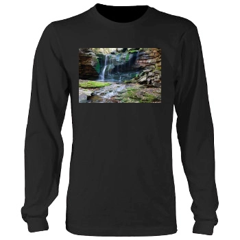 Waterfalls Men's Heavy Long Sleeve TShirt