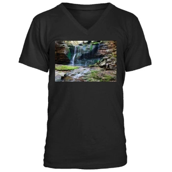 Waterfalls Men's V-Neck T-Shirt