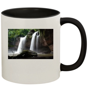 Waterfalls 11oz Colored Inner & Handle Mug