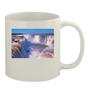 Waterfalls 11oz White Mug