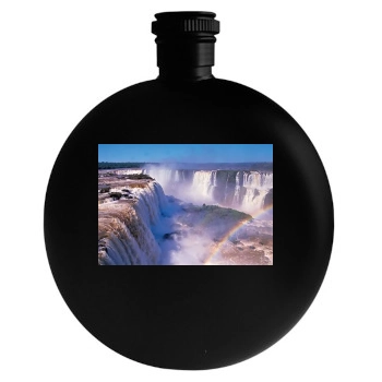 Waterfalls Round Flask