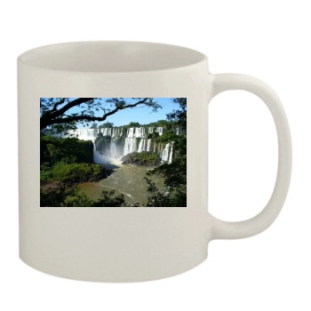 Waterfalls 11oz White Mug