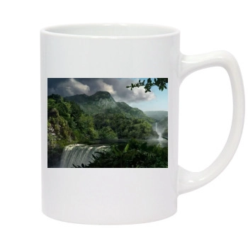 Waterfalls 14oz White Statesman Mug