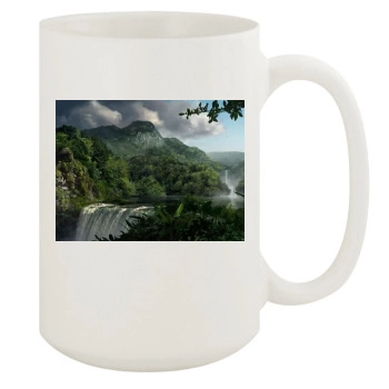 Waterfalls 15oz White Mug