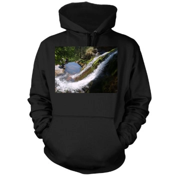 Waterfalls Mens Pullover Hoodie Sweatshirt