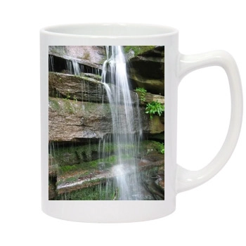 Waterfalls 14oz White Statesman Mug