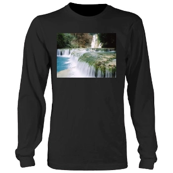 Waterfalls Men's Heavy Long Sleeve TShirt