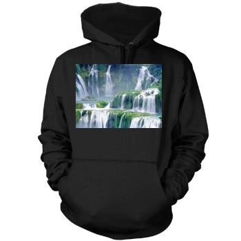 Waterfalls Mens Pullover Hoodie Sweatshirt