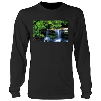 Waterfalls Men's Heavy Long Sleeve TShirt