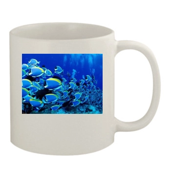 Underwater World 11oz White Mug