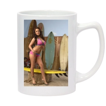 Eva Angelina 14oz White Statesman Mug