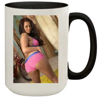 Eva Angelina 15oz Colored Inner & Handle Mug