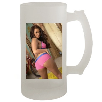 Eva Angelina 16oz Frosted Beer Stein