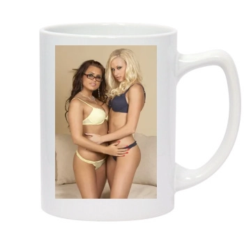 Eva Angelina 14oz White Statesman Mug