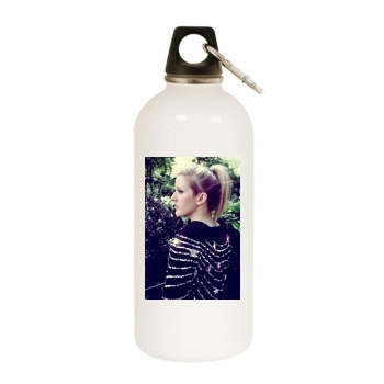 Ellie Goulding White Water Bottle With Carabiner