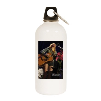 Ellie Goulding White Water Bottle With Carabiner