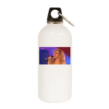 Ellie Goulding White Water Bottle With Carabiner