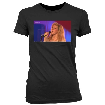 Ellie Goulding Women's Junior Cut Crewneck T-Shirt