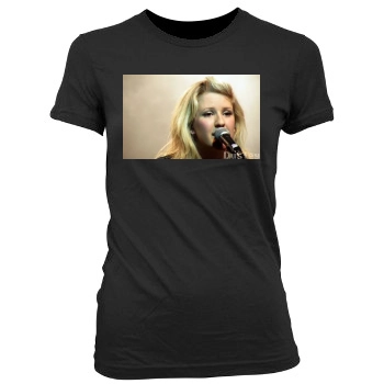 Ellie Goulding Women's Junior Cut Crewneck T-Shirt