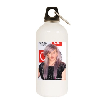 Ellie Goulding White Water Bottle With Carabiner