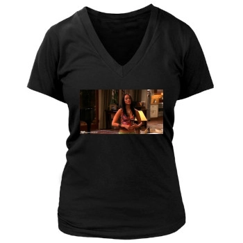 Bar Refaeli Women's Deep V-Neck TShirt