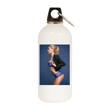 Bar Refaeli White Water Bottle With Carabiner