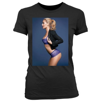 Bar Refaeli Women's Junior Cut Crewneck T-Shirt