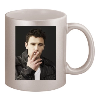 James Franco 11oz Metallic Silver Mug