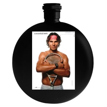 Rafael Nadal Round Flask