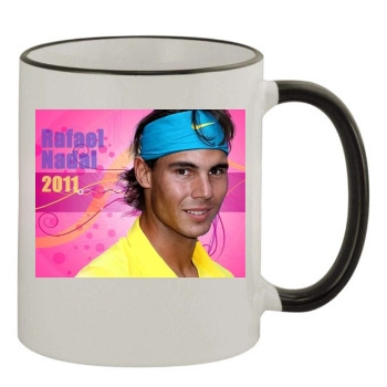 Rafael Nadal 11oz Colored Rim & Handle Mug