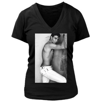 Rafael Nadal Women's Deep V-Neck TShirt