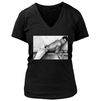 Rafael Nadal Women's Deep V-Neck TShirt